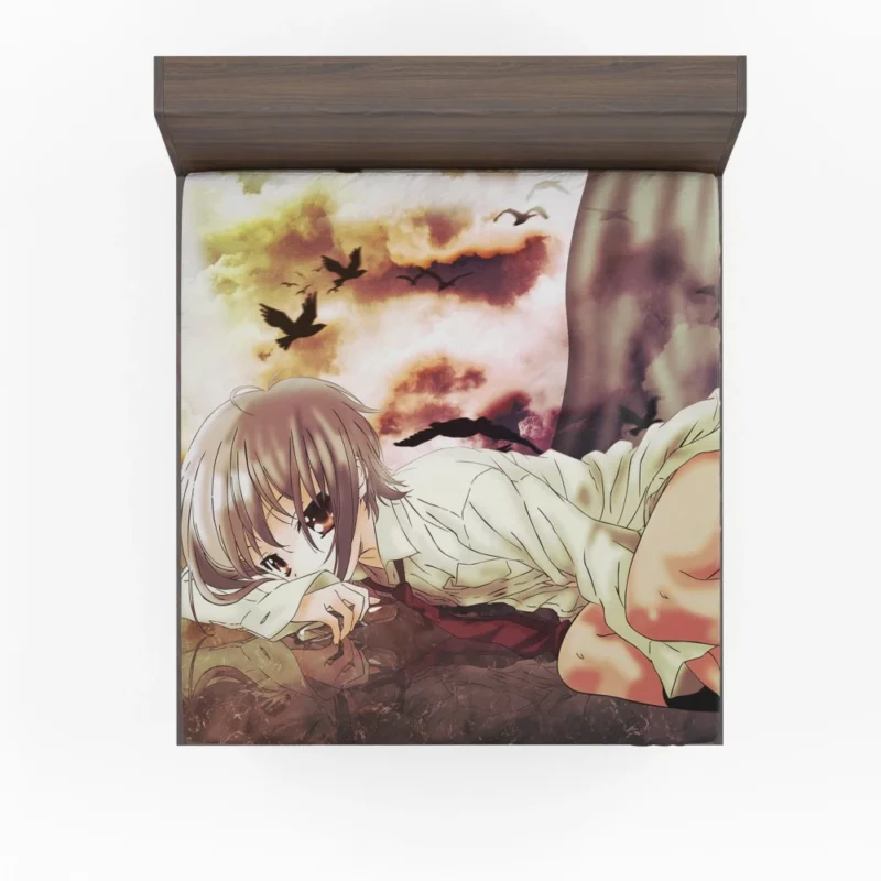 Yuki Nagato Enigma in Haruhi Suzumiya Anime Fitted Sheet