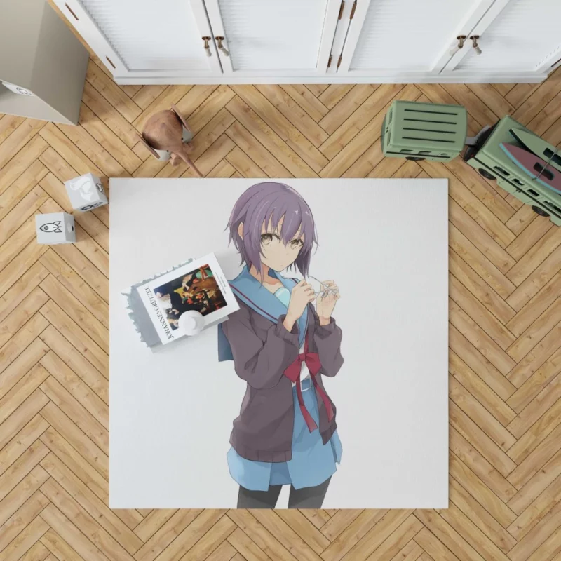 Yuki Nagato Enigma within Haruhi Suzumiya Anime Rug