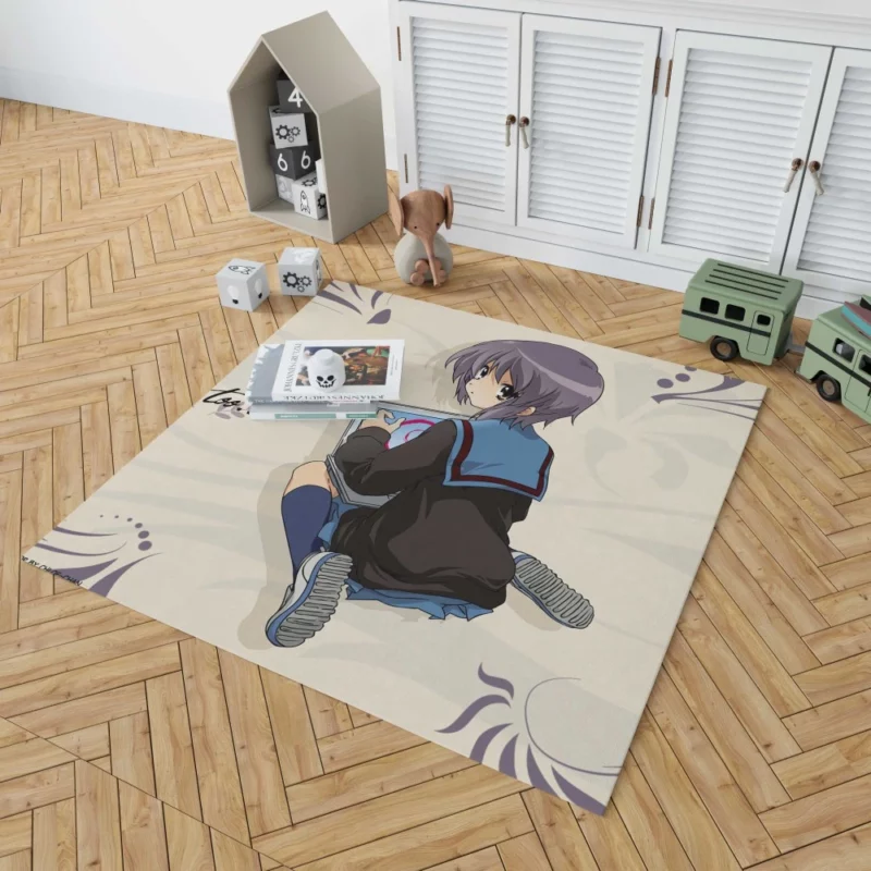 Yuki Nagato Mysterious Existence Anime Rug 1