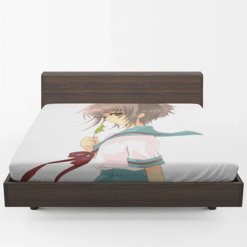 Yuki Nagato Silent Chronicles Anime Fitted Sheet 1