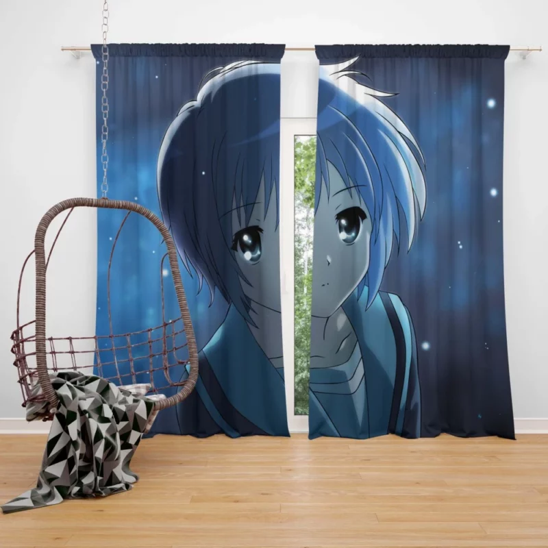 Yuki Nagato Silent Observer Anime Curtain