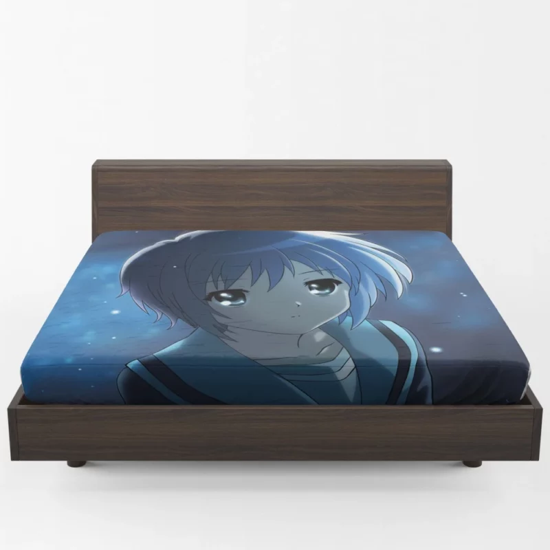 Yuki Nagato Silent Observer Anime Fitted Sheet 1