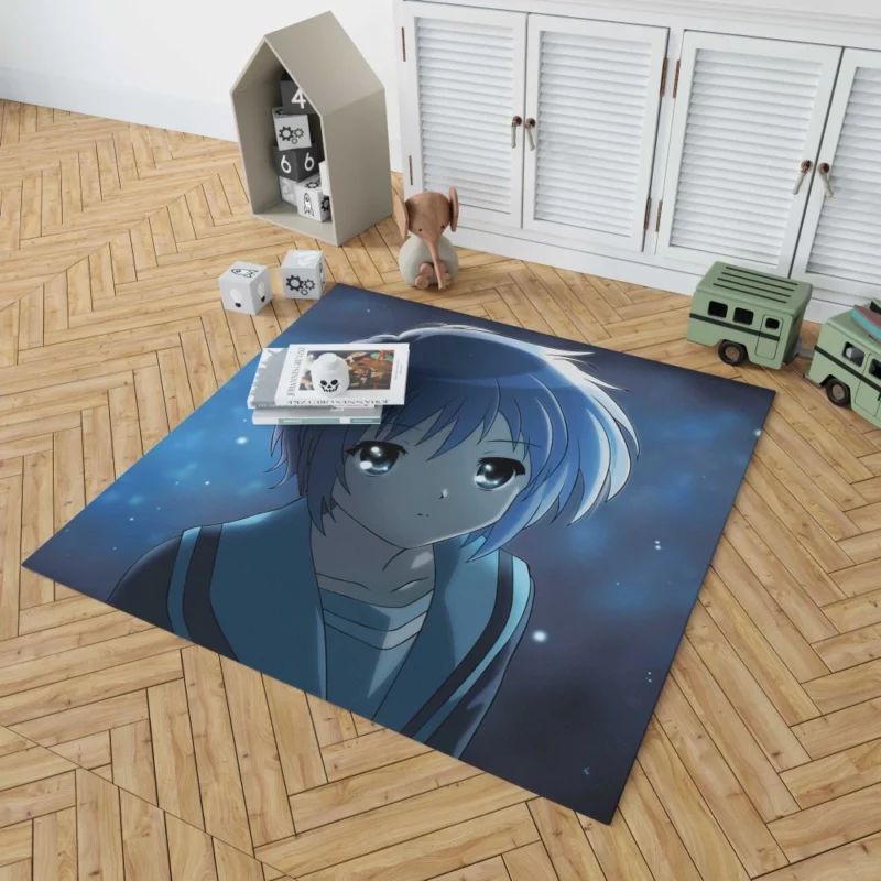 Yuki Nagato Silent Observer Anime Rug 1