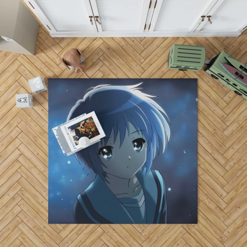 Yuki Nagato Silent Observer Anime Rug