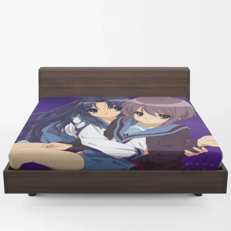 Yuki Nagato Timeless Observer Anime Fitted Sheet 1