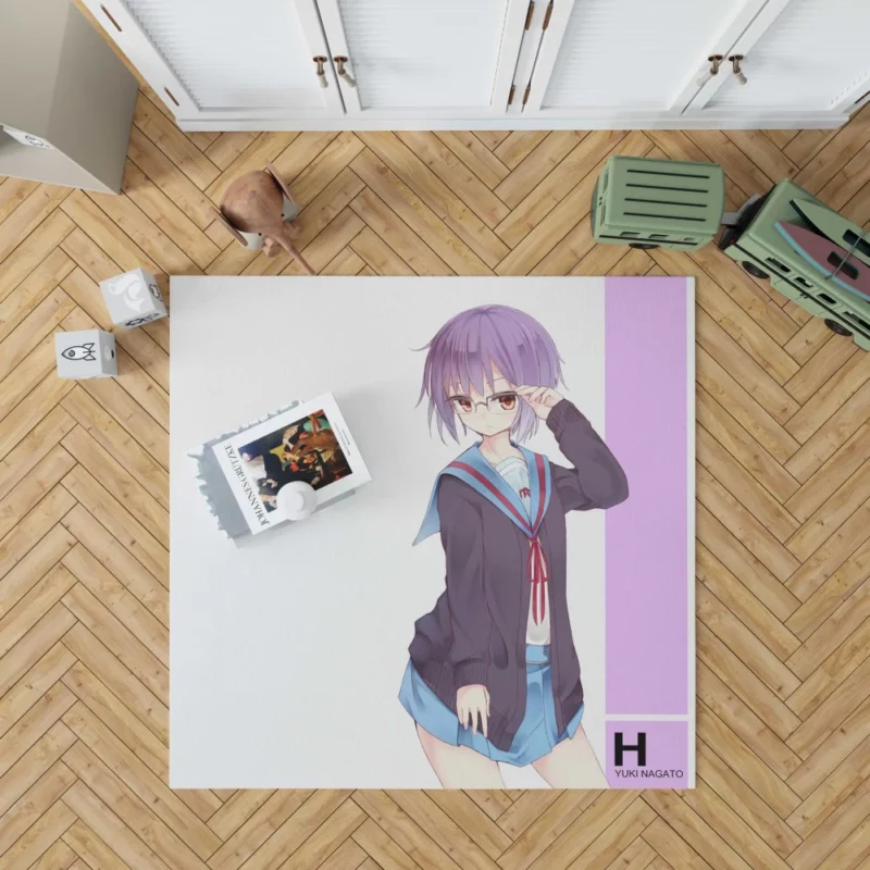 Yuki Nagato Timeless Watcher Anime Rug