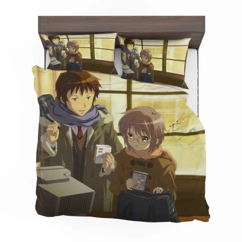 Yuki Nagato and Kyon Haruhi Duo Anime Bedding Set 1