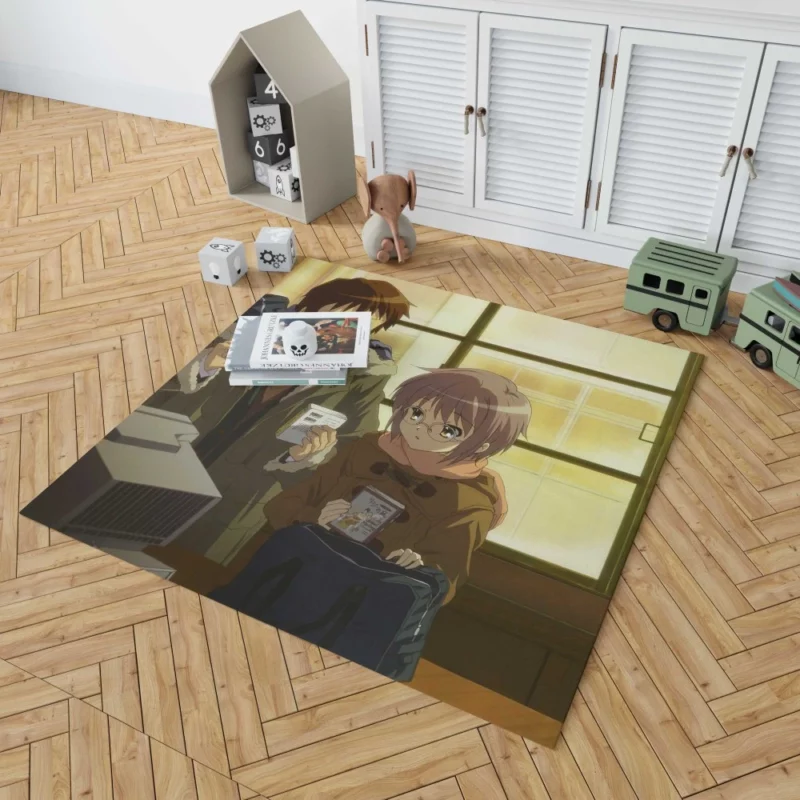 Yuki Nagato and Kyon Haruhi Duo Anime Rug 1