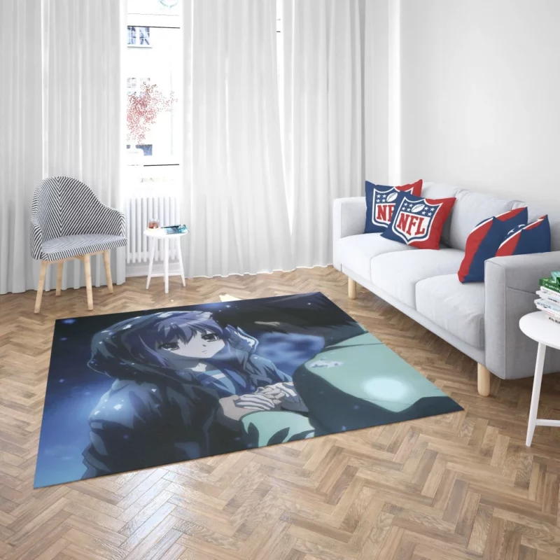 Yuki Nagato and Kyon Haruhi Team Anime Rug 2