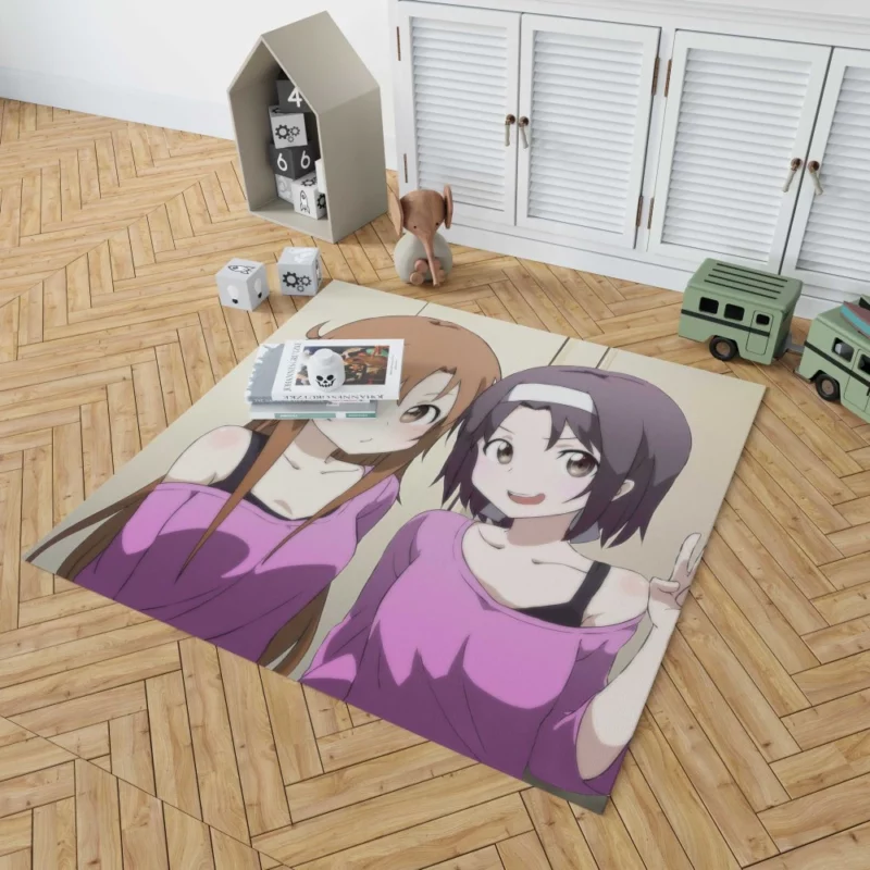 Yuuki Konno Mirroring Asuna Yuuki Spirit Anime Rug 1