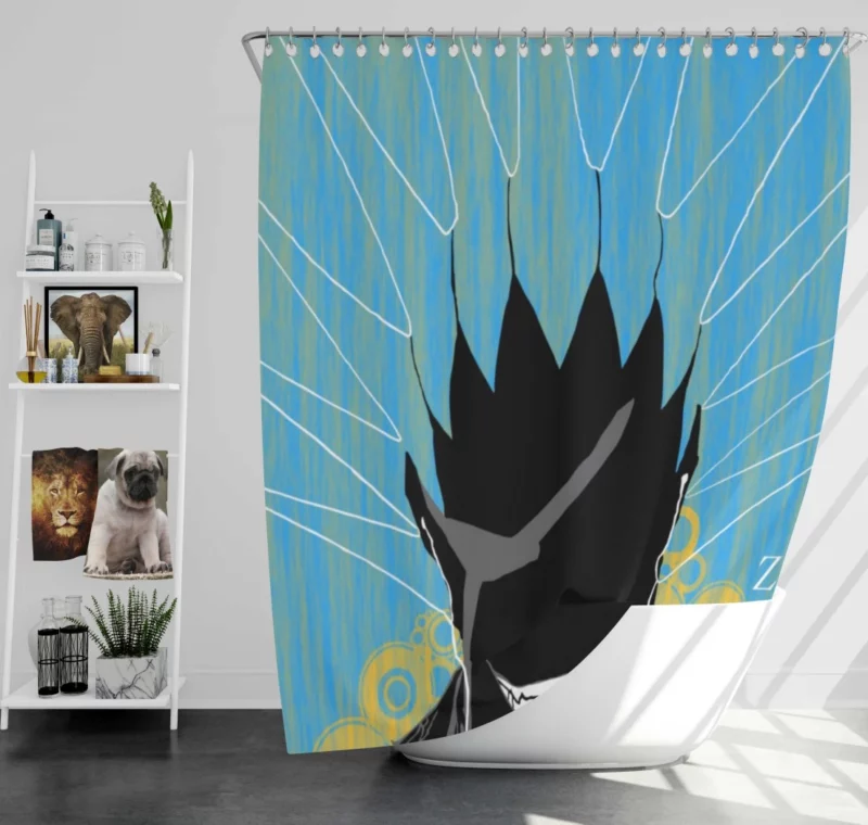 Zaraki Kempachi Gotei 13 Strongest Anime Shower Curtain