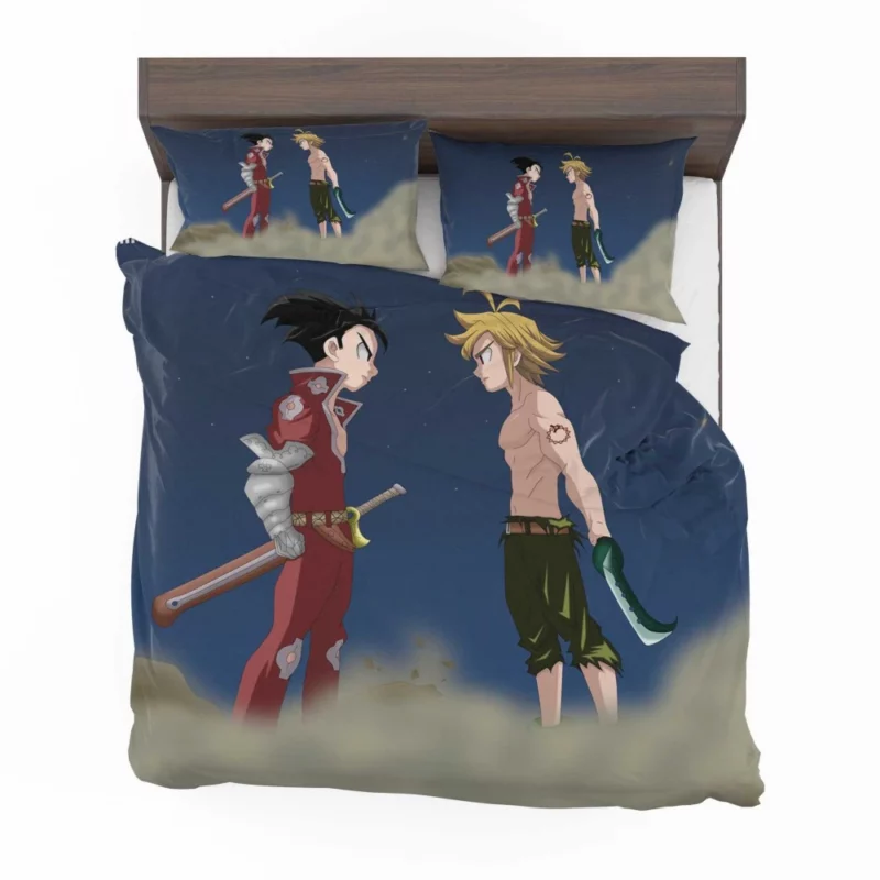 Zeldris and Meliodas Sibling Rivalry Anime Bedding Set 1