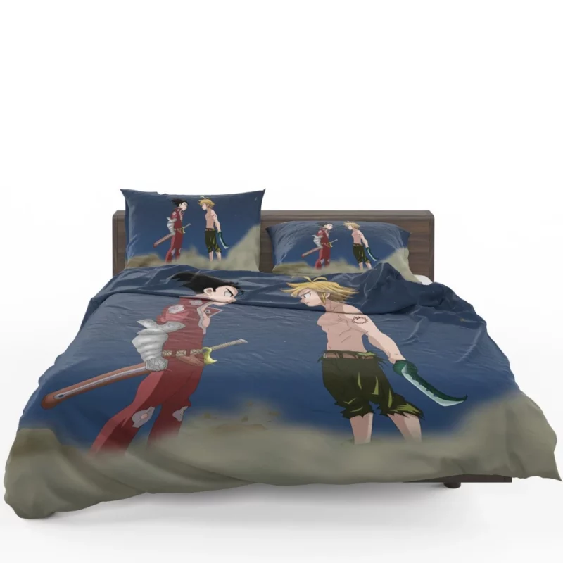 Zeldris and Meliodas Sibling Rivalry Anime Bedding Set