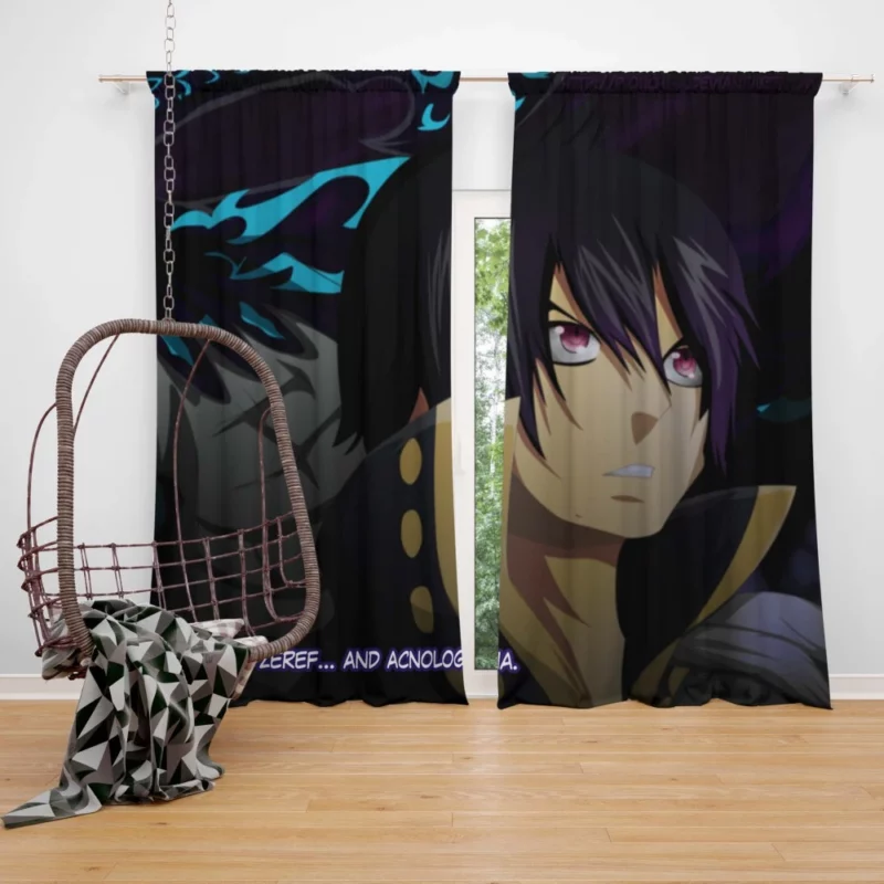 Zeref Dragneel Acnologia Adversary Anime Curtain