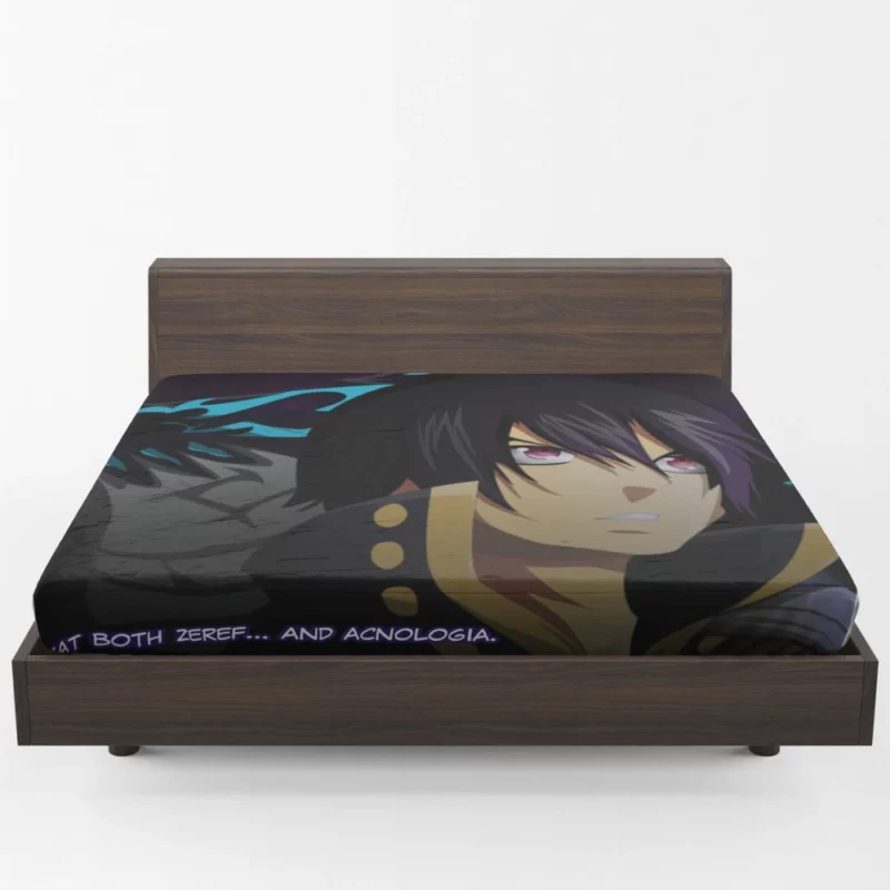 Zeref Dragneel Acnologia Adversary Anime Fitted Sheet 1