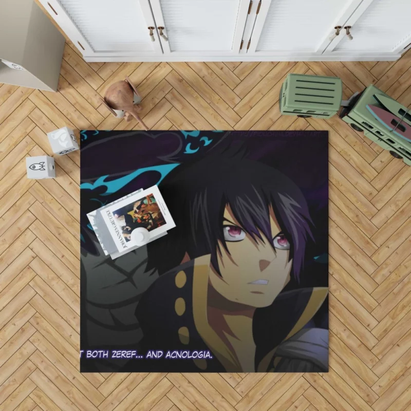 Zeref Dragneel Acnologia Adversary Anime Rug