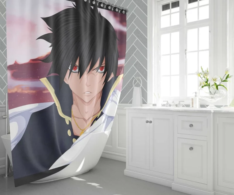 Zeref Dragneel Chaotic Sorcerer Will Anime Shower Curtain 1