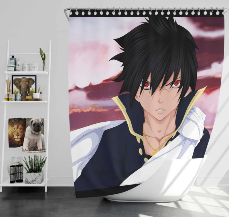 Zeref Dragneel Chaotic Sorcerer Will Anime Shower Curtain