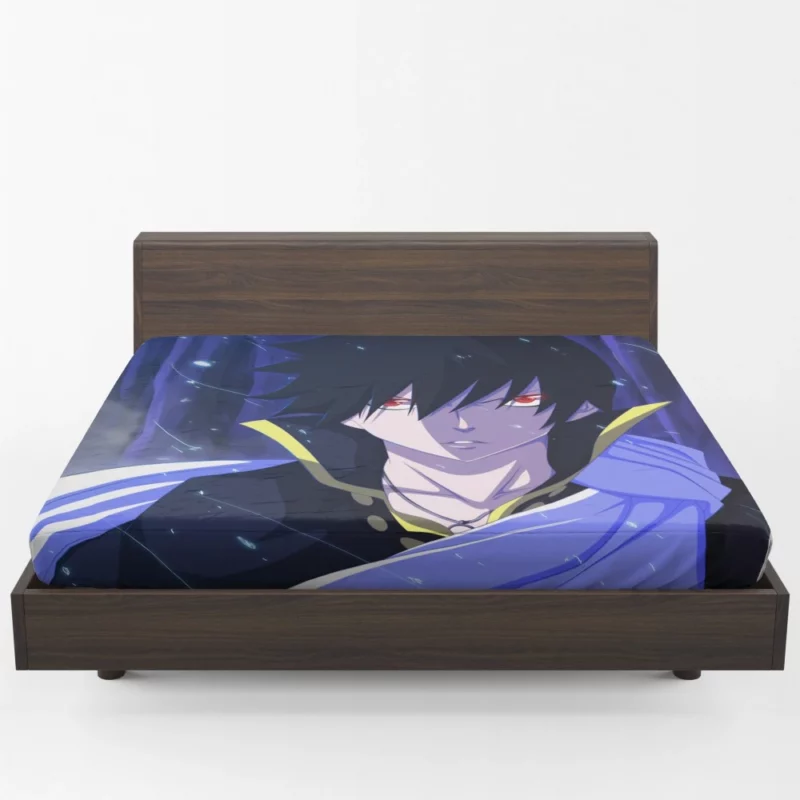 Zeref Dragneel Cursed Immortality Anime Fitted Sheet 1