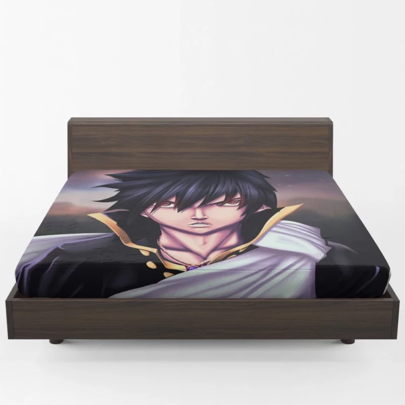 Zeref Dragneel Dark Magic Master Anime Fitted Sheet 1