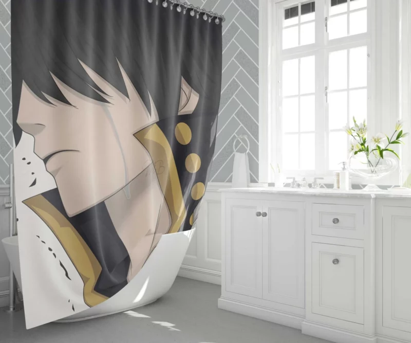 Zeref Dragneel Master of Dark Magic Anime Shower Curtain 1