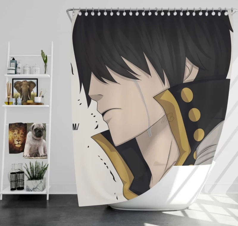 Zeref Dragneel Master of Dark Magic Anime Shower Curtain