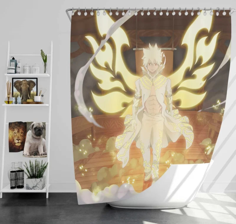 Zeref Dragneel Mysterious Sorcerer Anime Shower Curtain