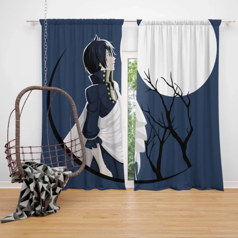 Zeref Dragneel Shadow of Darkness Anime Curtain