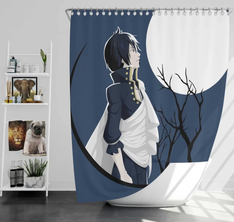 Zeref Dragneel Shadow of Darkness Anime Shower Curtain