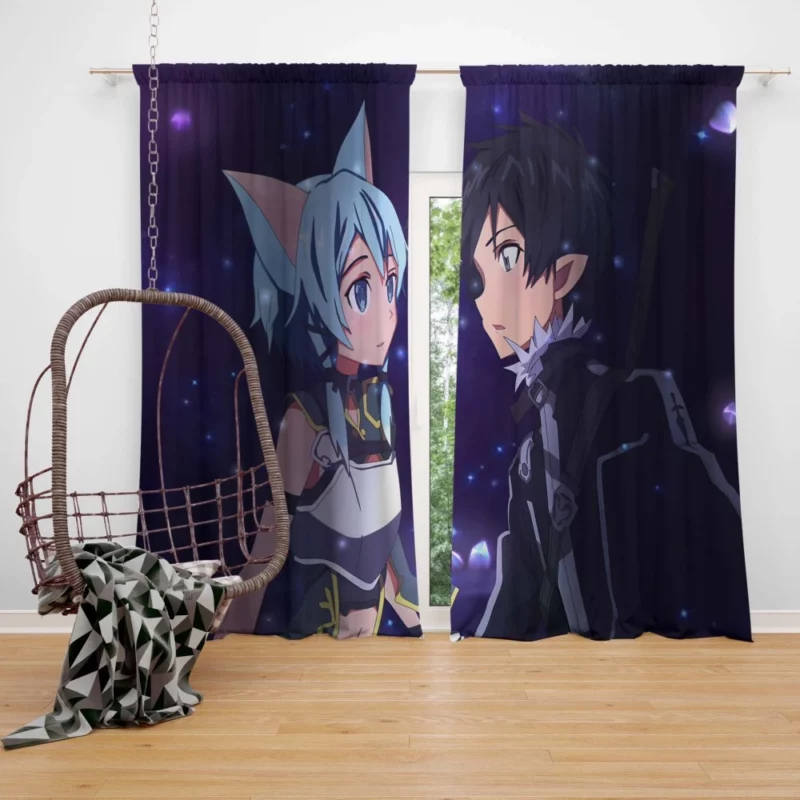 Zeref and Ochaco Uraraka Unexpected Alliance Anime Curtain