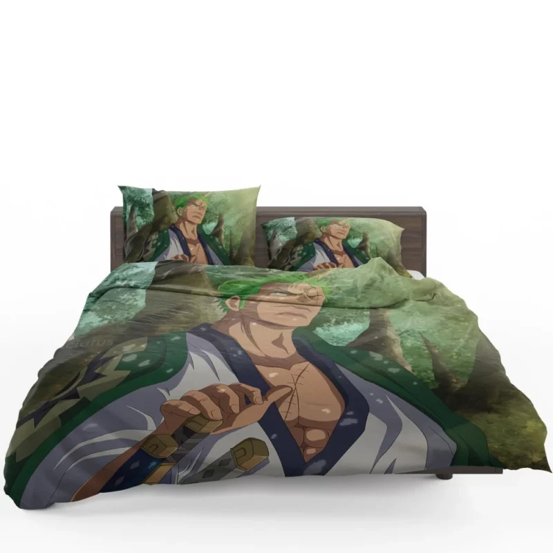 Zoro Blades of Strength Anime Bedding Set