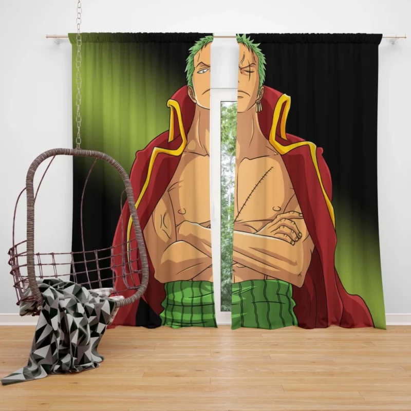 Zoro Journey Pirate Chronicle Anime Curtain