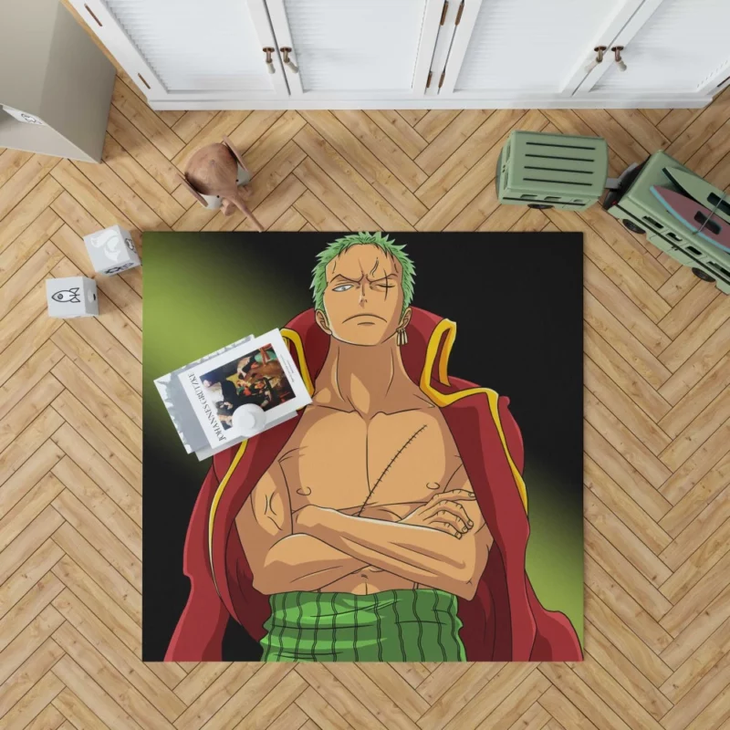 Zoro Journey Pirate Chronicle Anime Rug