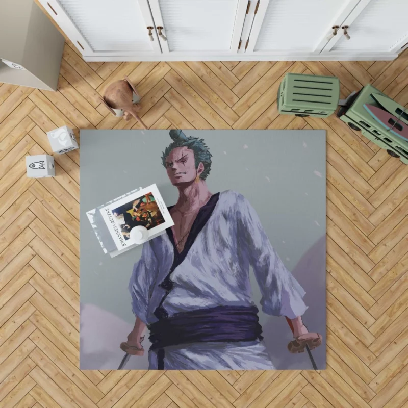 Zoro Quest Pirate Legacy Anime Rug