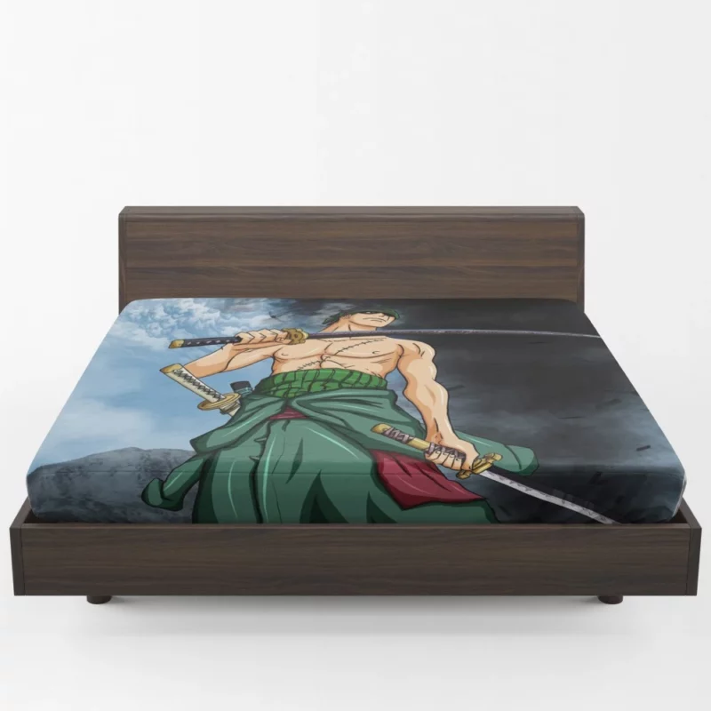Zoro Resolve Blade Triumph Anime Fitted Sheet 1