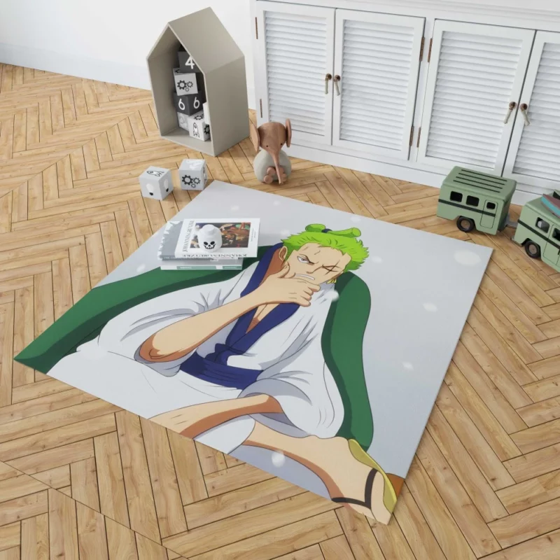 Zoro Three-Sword Style Anime Rug 1