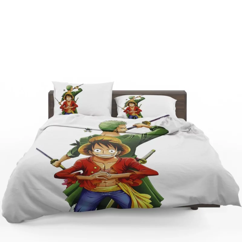 Zoro and Luffy Pirate Duo Anime Bedding Set