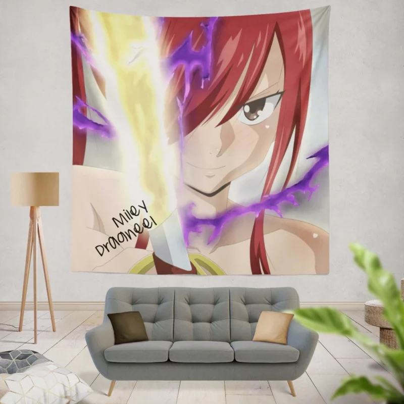 100 Years Quest Erza Adventure Anime Wall Tapestry