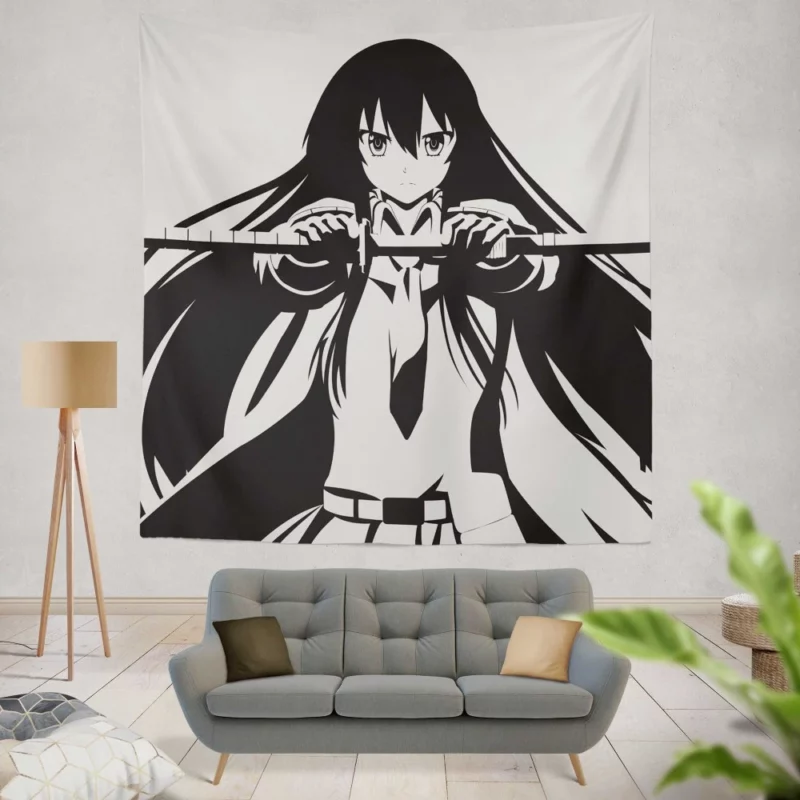 Akame Assassin Tale in Akame ga Kill! Anime Wall Tapestry