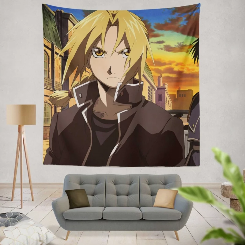 Alchemical Brothers Edward and Roy Anime Wall Tapestry