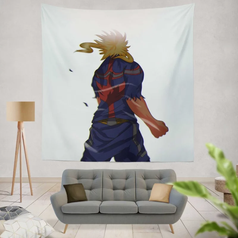 All Might Legacy in My Hero Academia Anime Wall Tapestry