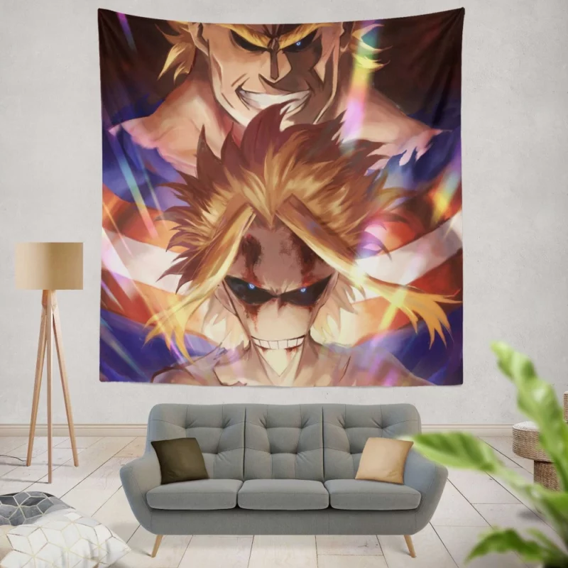 All Might Smile Symbol of Hope Anime Wall Tapestry