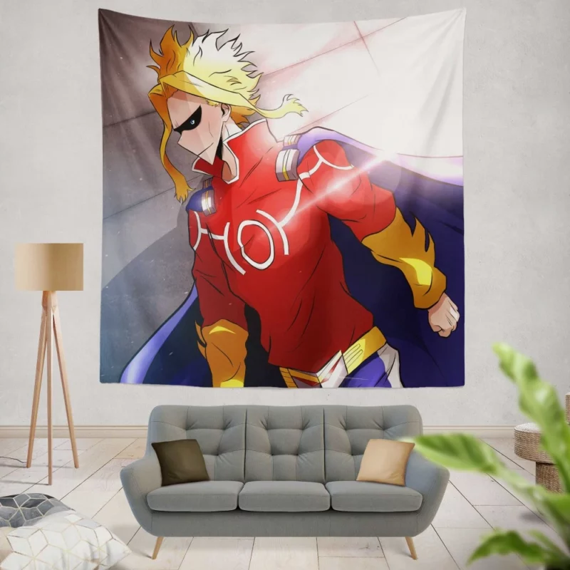 All Might Symbol of Peace Anime Wall Tapestry