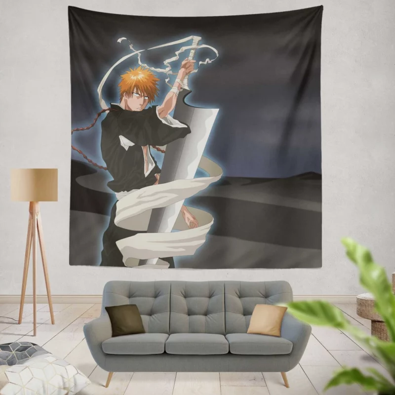 Anime Bleach Ichigo Kurosaki Wall Tapestry