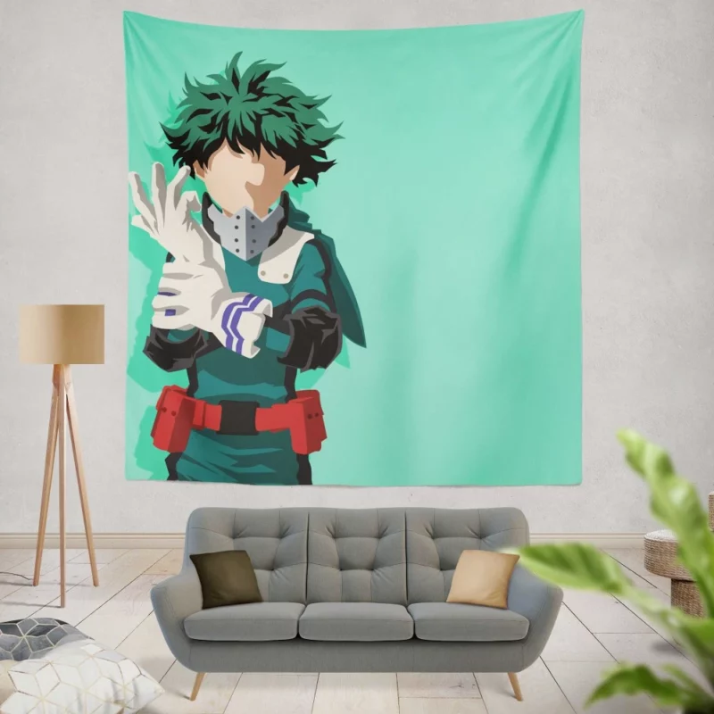 Anime My Hero Academia Izuku Midoriya Wall Tapestry