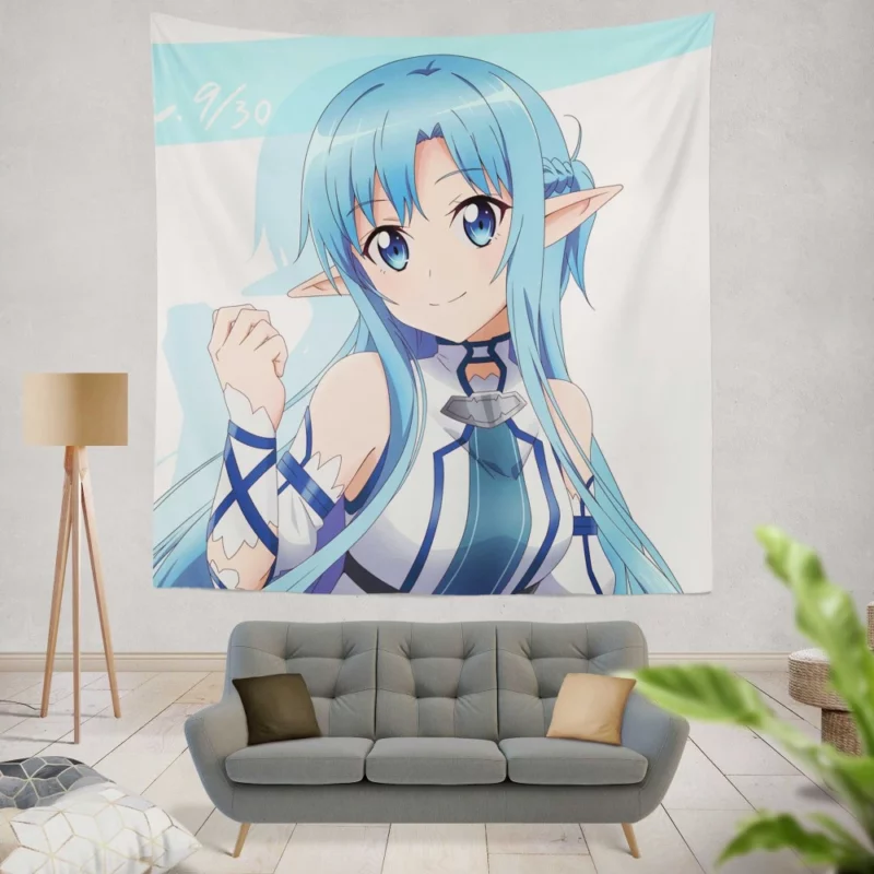 Asuna Odyssey in Aincrad Anime Wall Tapestry