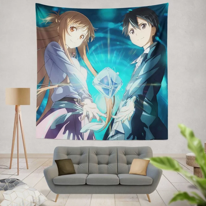 Asuna Ordinal Scale Adventure Anime Wall Tapestry