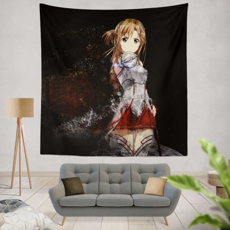 Asuna Sword Art Odyssey Anime Wall Tapestry