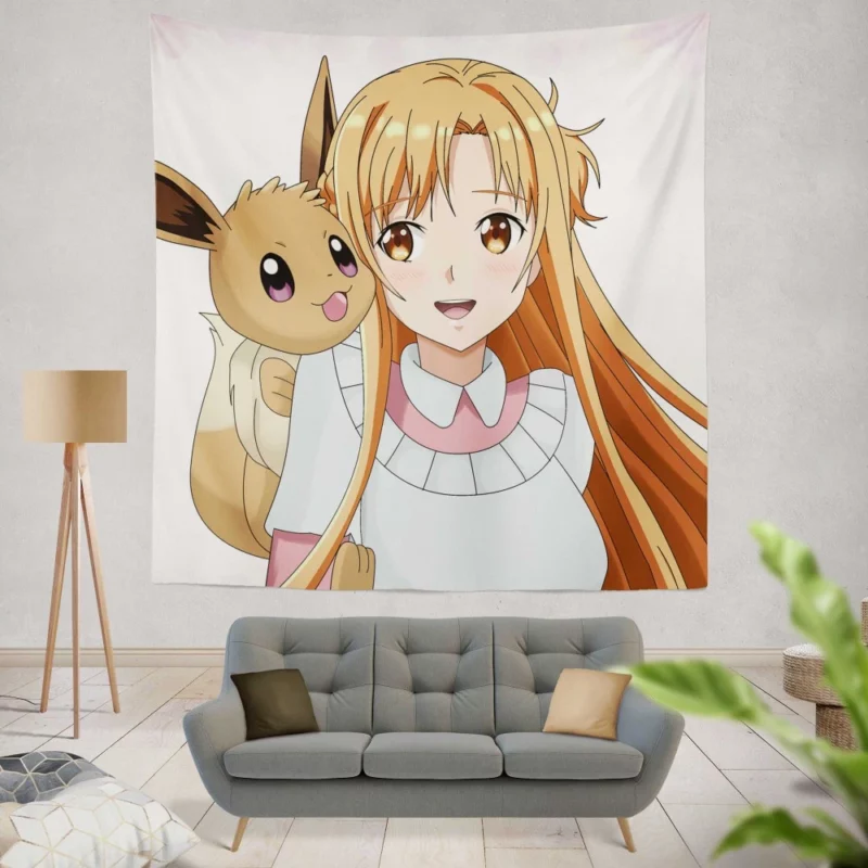 Asuna Yuuki A Pillar of Sword Art Online Anime Wall Tapestry