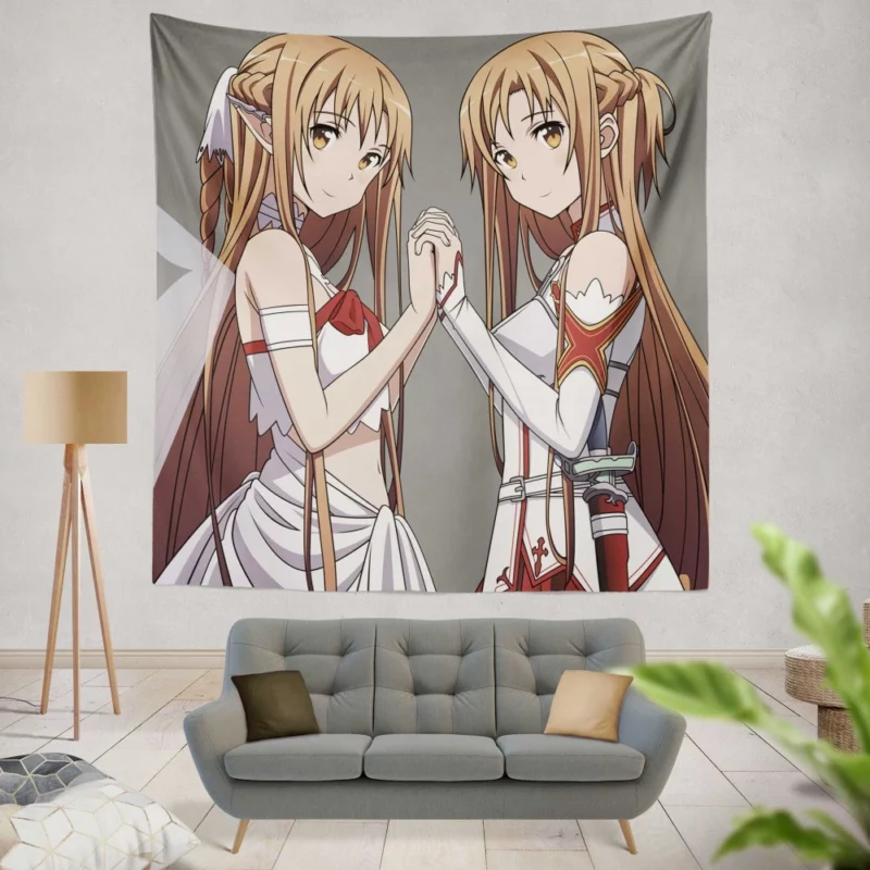 Asuna Yuuki Adventures in Sword Art Online Anime Wall Tapestry